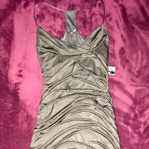 Express grey dress.